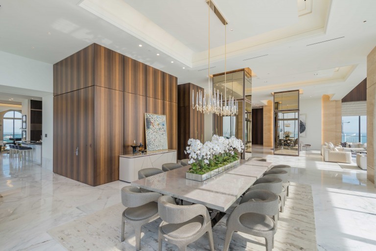 dinning room 2 Acqualina Mansions
